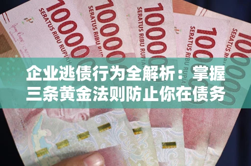 北京企业逃债行为全解析：掌握三条黄金法则防止你在债务乱局中“踩雷”