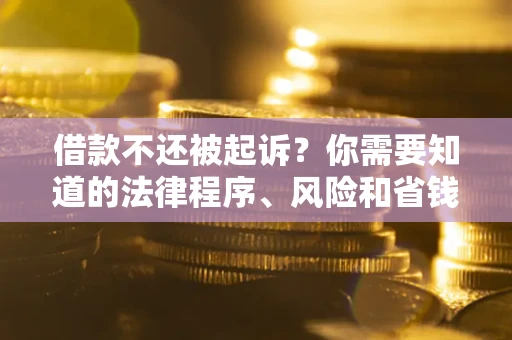 北京借款不还被起诉？你需要知道的法律程序、风险和省钱技巧